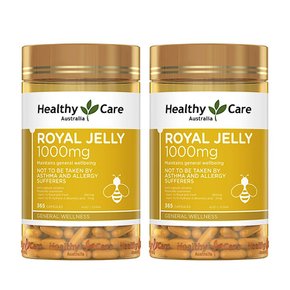 헬씨케어 로얄제리 Healthy Care Royal Jelly 1000mg 365캡슐 2개