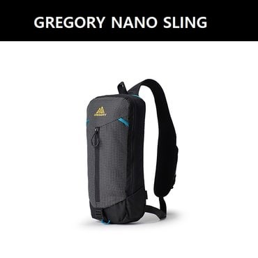 그레고리 슬링백 NANO SLING TECHNO BLACK 43J59018