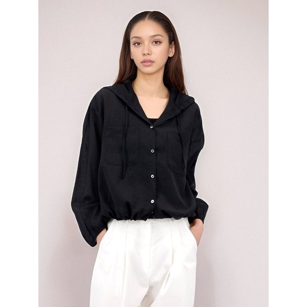 Light Hoodie Shirt _Black
