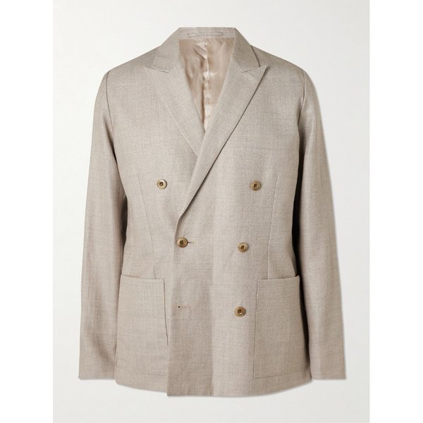 NN.07 조딘 10027 더블브레스트 리넨 울 블렌드 블레이저 46376663163026310