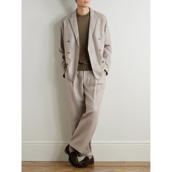 NN.07 조딘 10027 더블브레스트 리넨 울 블렌드 블레이저 46376663163026310