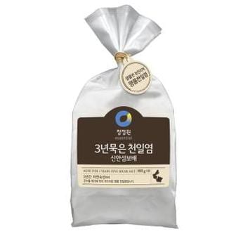 청정원 신안섬보배 3년묵은천일염 800g(순수천혜염)