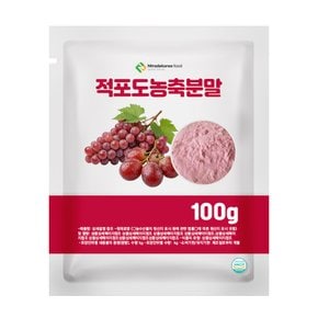 적포도농축분말 100g 샘플
