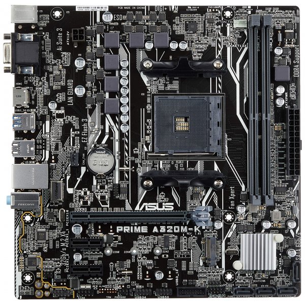 ASUS AMD A320 탑재 메인보드 Socket AM4 대응 PRIME A320M-K[microATX] - SSG.COM