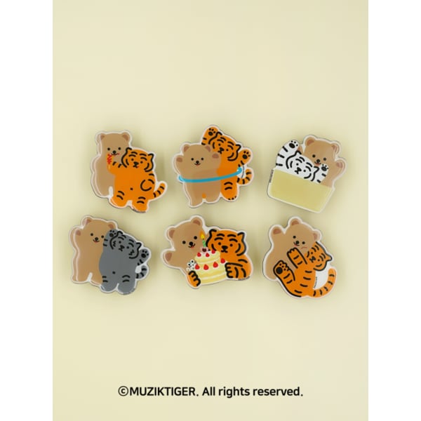 땡큐프렌즈 X 무직타이거 정품 핸드폰 그립톡