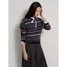 페어아일 니트  네이비 BF6951C10R