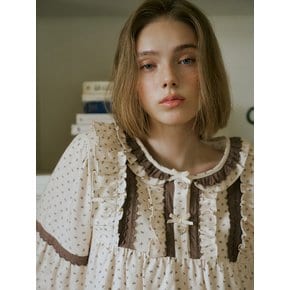 티니코드 긴팔 투피스 크림 (21수)