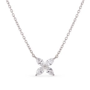 18k 보니타 랩 다이아몬드 목걸이(총 약 0.4CT)