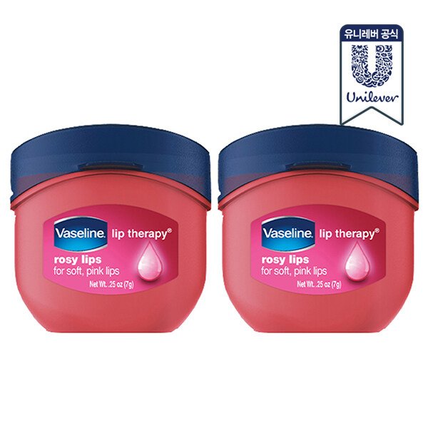 립테라피 미니 립밤 로지립스 7g 2개