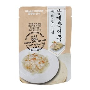 헬로도기 참좋은간식 삼계북어죽 80g 애견 보양식 영양죽 휴먼그레이드