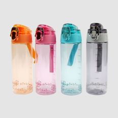 EMOLINE 2in1 스텐 티 거름망 트라이탄 물병 600ml