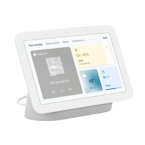 네스트헙 2세대  Google 어시스턴트 포함 스마트 홈 7인치 디스플레이 초크 정품미국배송