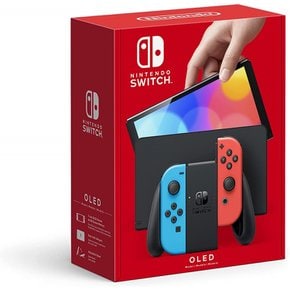Nintendo Switch (유기 EL 모델) Joy-Con (L) 네온 블루  (R) 네온 레드