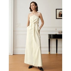 YY_Queen twist layered long dress