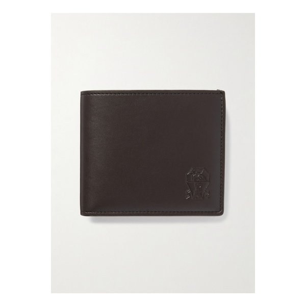 브루넬로쿠치넬리 로고 디보스드 가죽 지갑 46376663162901783