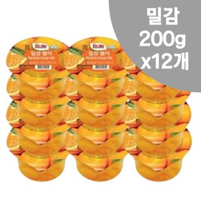 동원 Dole 컵젤리 유치원간식 밀감 200g x 12개 푸딩 과즙