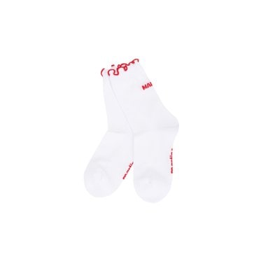 MARTINE GOLF [정상가 25000원]여성 프릴 중목 양말 레드 (QWAESC20276)