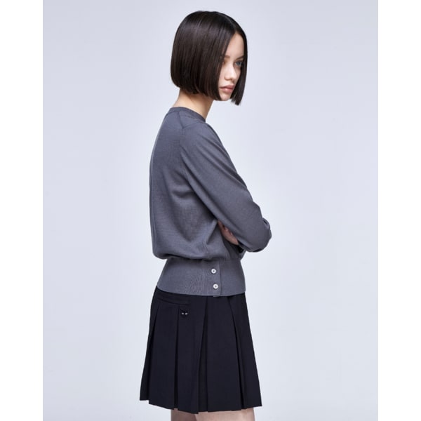 [파주점] [송지오우먼]지제로 팬서 크루넥 니트 그레이 WH2KT802GY