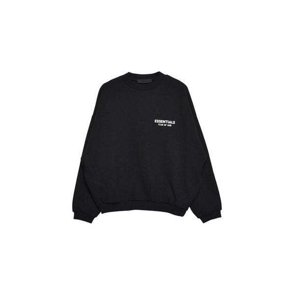 24FW 에센셜 기모 맨투맨 192HO246260F BLACK