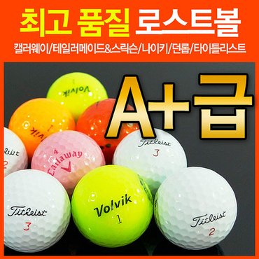 타이틀리스트 유명브랜드 A+급 로스트볼 흰볼 칼라볼 골프공 캘러웨이/타이틀리스트/나이키/테일러메이드/던롭