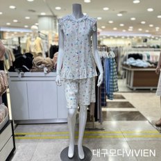 면혼방 과일 프린트 여성 잠옷 세트 WP8818T CR