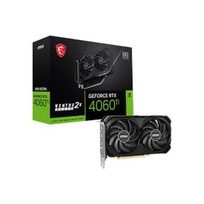 MSI 지포스 RTX 4060 Ti 벤투스 2X 블랙 OC D6 8GB