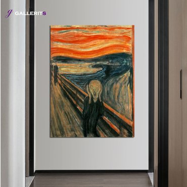 GALLERITS 에드바르트 뭉크 절규 명화 액자 그림