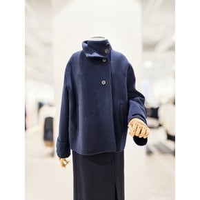 [파주점] 캐시미어 오버핏 하이넥 하프 코트 CPAA0CTH51