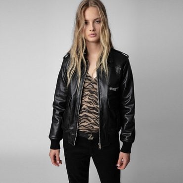 쟈딕앤볼테르 양가죽 자켓 Luka Leather Jacket ZE2FFCTOT016Z10