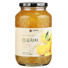 엄마선물 꿀 유자차1kg 꿀차 학교간식 유자차 시럽 잼 쨈  과일청 꿀차 병유자 국산유자차 유자청 손님접대