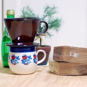  알럽하우스 Rlovecoffee 커피한콩 핸드드립 세트 도자기 드리퍼 + 필터 200장