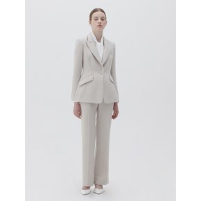 CLASSIC TWEED FLARED PANTS - IVORY