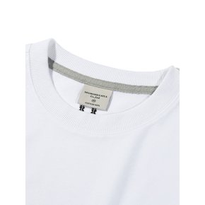 체크 로고 롱슬리브 T54 화이트