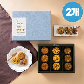 [9/22일 오전9시 주문마감][화과방] 더담아월병 선물세트(9개입)X2개 +쇼핑백