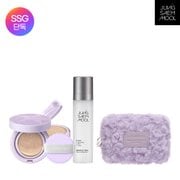 [홀리데이에디션/SET] 에센셜 스킨 누더 쿠션(본품+리필) + 미스트 120ml + 홀리데이 퍼 파우치