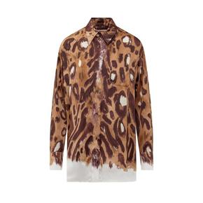 22FW 마르니 블라우스 CAMA0490A0UTV912 WBM20 ANIMAL PRINT