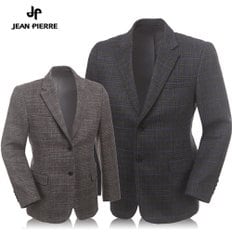 [JEAN PIERRE] 쟌피엘 남성 울 체크 모직 마이 자켓Model No_J2-0E108