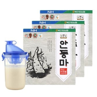  북안동농협 산약촌 안동마 마가루 참마가루 마분말 25포x3박스(쉐이커1개증정)