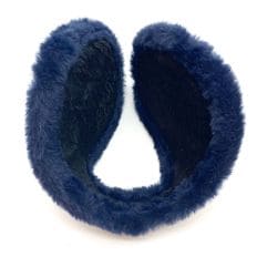 블루 귀마개 겨울 방한 털 귀도리 귀덮개 14cm