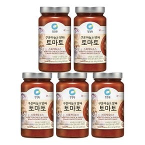 청정원 토마토 스파게티소스 600g x 5개