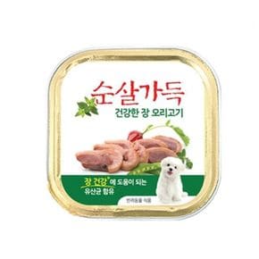 건강한 장 오리고기 애견통조림 강아지통 100g 24개