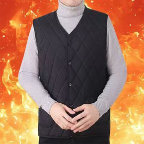 남성 양털안감 누빔조끼 겨울 방한조끼 2026