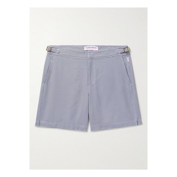 불독 X 페넬라 슬림핏 미드렌스 자카드 스윔 쇼츠 29419655932596092