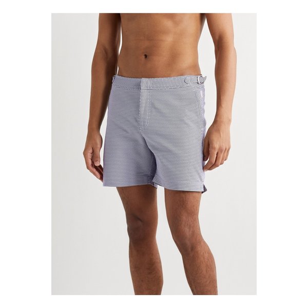 불독 X 페넬라 슬림핏 미드렌스 자카드 스윔 쇼츠 29419655932596092