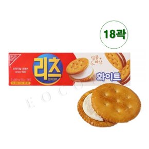 동서 리츠 샌드위치크래커 비스킷 화이트 77g x 18개