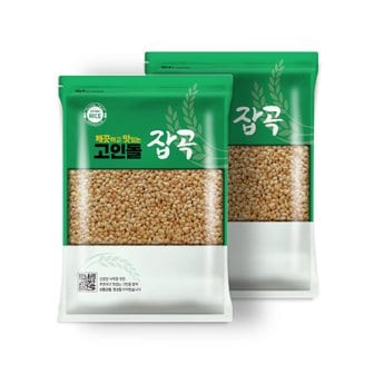 고인돌 (주말특가)24년 국내산 찰보리쌀 찰보리 1kg+1kg