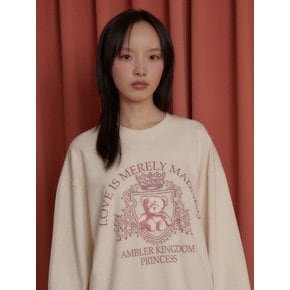 Kingdom Over fit Sweatshirt AMM1204 (Ivory)