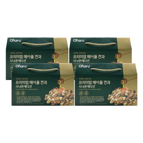오하루 자연가득 프리미엄 메이플 견과 시나몬 에디션 20g x 20개입 x 4박스(1)