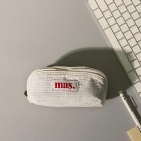 아트박스/마스마룰즈 Hapoom pencil cosmetic pouch _ Ivory