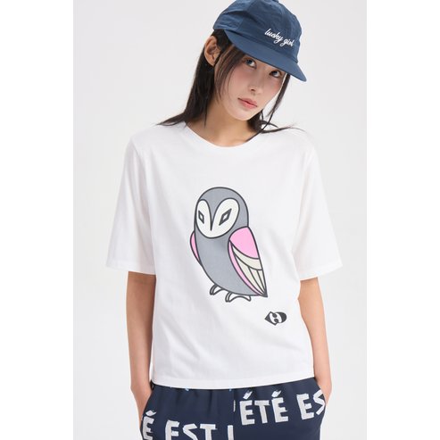 럭키슈에뜨 [4color] 베베 슈에뜨 깍두기 티셔츠 LQTAM25700 [온라인전용]